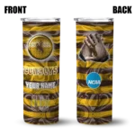 customized-wyoming-cowboys-patterned-waves-brown-skinny-tumbler-best-selling-1.webp
