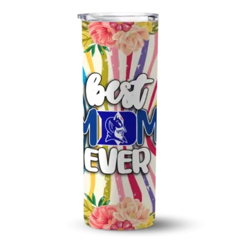 Duke Blue Devils Flower Cluster Skinny Tumbler