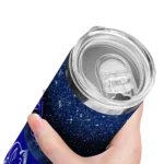 duke-blue-devils-radiant-glitter-blue-skinny-tumbler-best-selling-1.webp