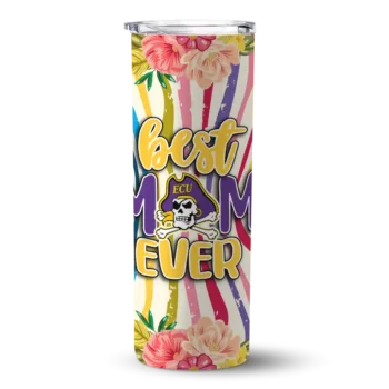 East Carolina Pirates Flower Cluster Skinny Tumbler