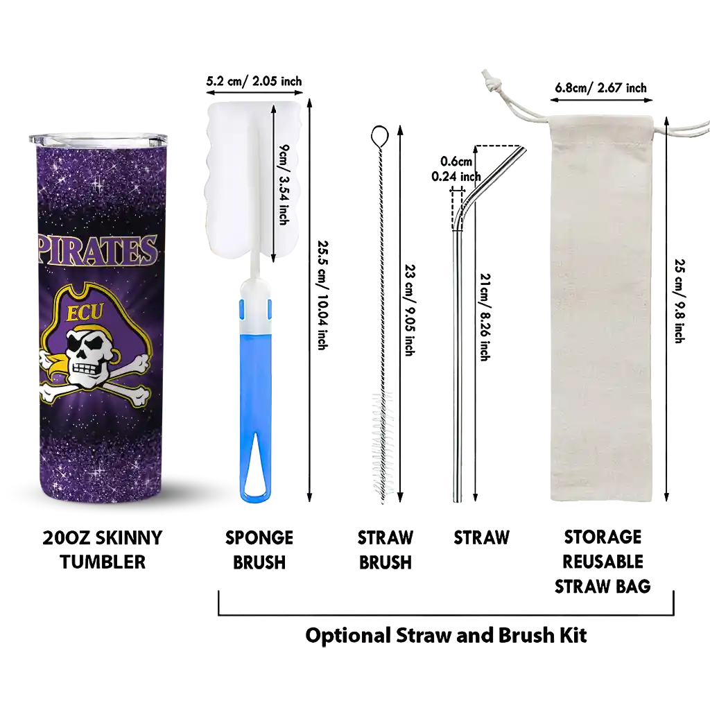 east-carolina-pirates-radiant-glitter-purple-skinny-tumbler-new-arrival.webp