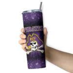 east-carolina-pirates-radiant-glitter-purple-skinny-tumbler-best-selling-1.webp
