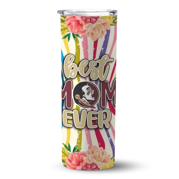 florida state seminoles flower cluster skinny tumbler best selling