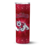 fresno-state-bulldogs-radiant-glitter-red-skinny-tumbler-best-selling.webp