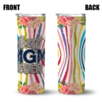 georgetown hoyas flower cluster skinny tumbler best selling 1.webp