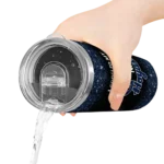 georgetown hoyas radiant glitter blue skinny tumbler best selling 1.webp