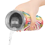 georgia bulldogs flower cluster skinny tumbler best selling 1.webp