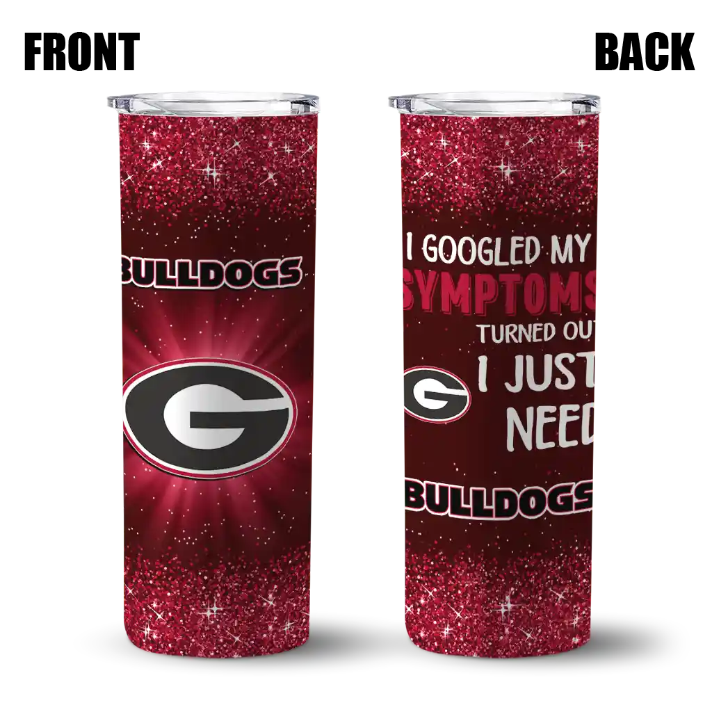 georgia-bulldogs-radiant-glitter-red-skinny-tumbler-fashion-forward.webp
