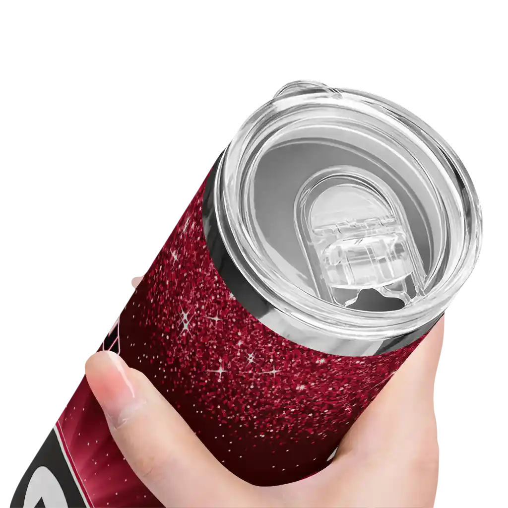 georgia-bulldogs-radiant-glitter-red-skinny-tumbler-high-quality.webp