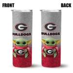 georgia-bulldogs-yoda-smile-red-skinny-tumbler-best-selling.webp