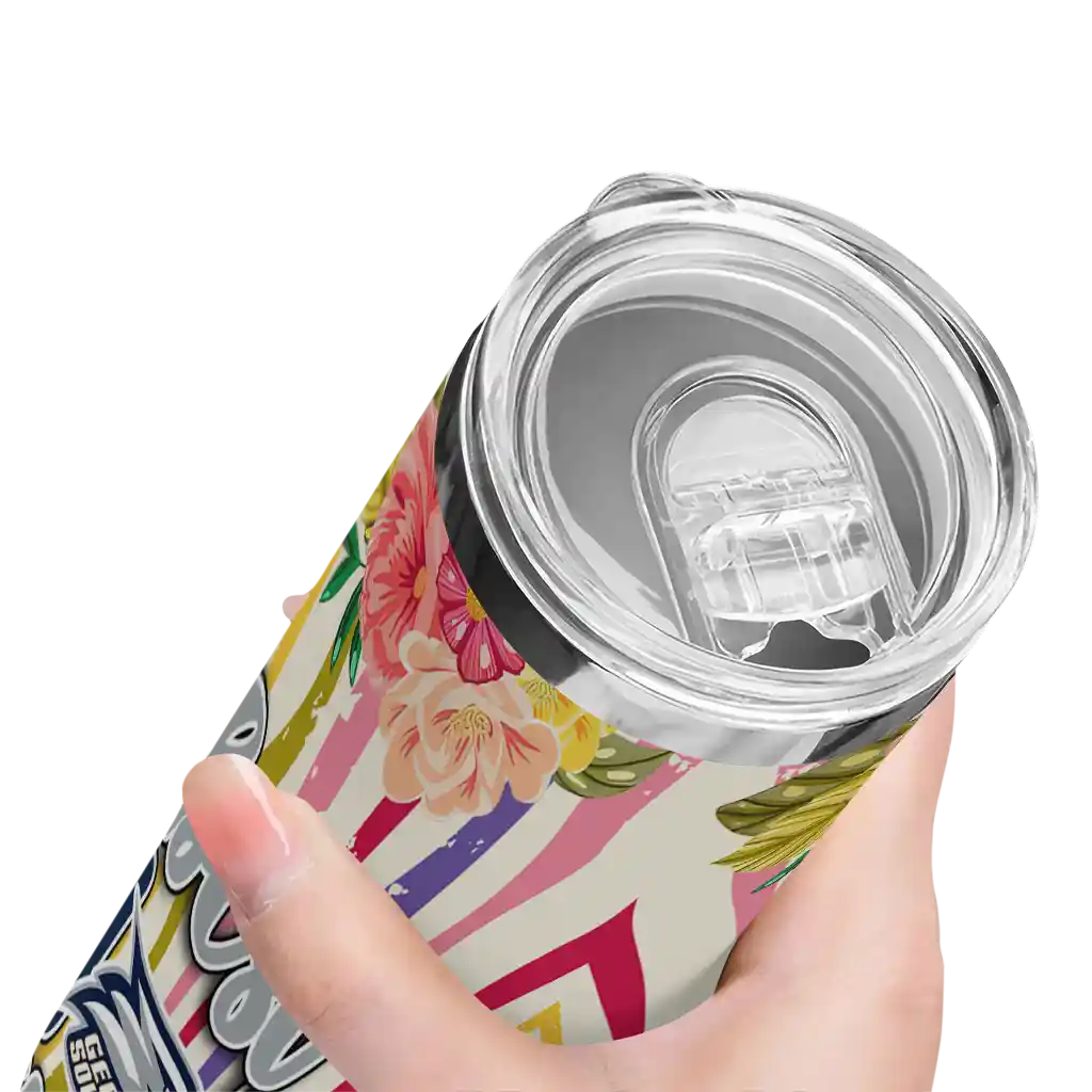 georgia-southern-eagles-flower-cluster-skinny-tumbler-high-quality.webp
