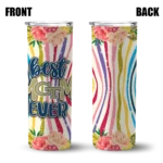 georgia tech yellow jackets flower cluster skinny tumbler best selling 1 1.webp