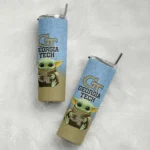 georgia tech yellow jackets yoda smile gold skinny tumbler best selling 1 1.webp