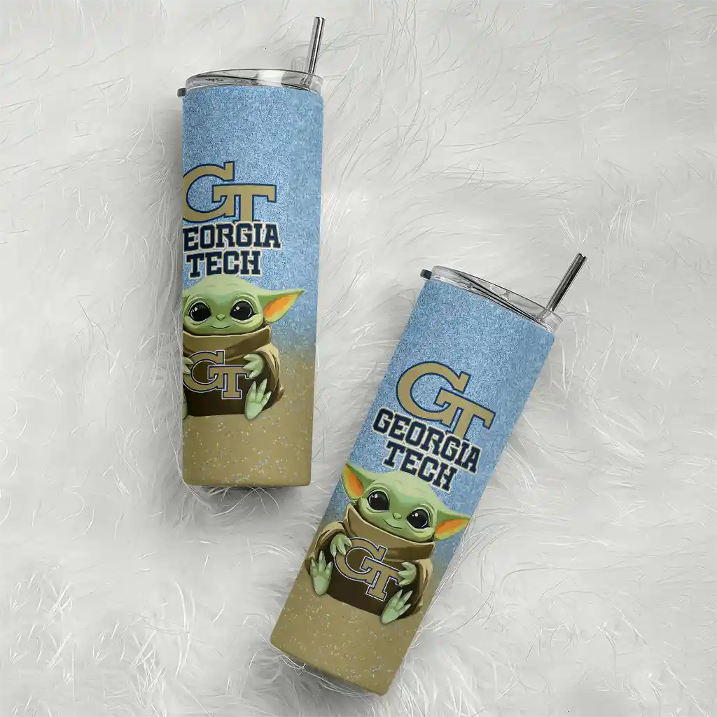 georgia-tech-yellow-jackets-yoda-smile-gold-skinny-tumbler-top-rated.webp