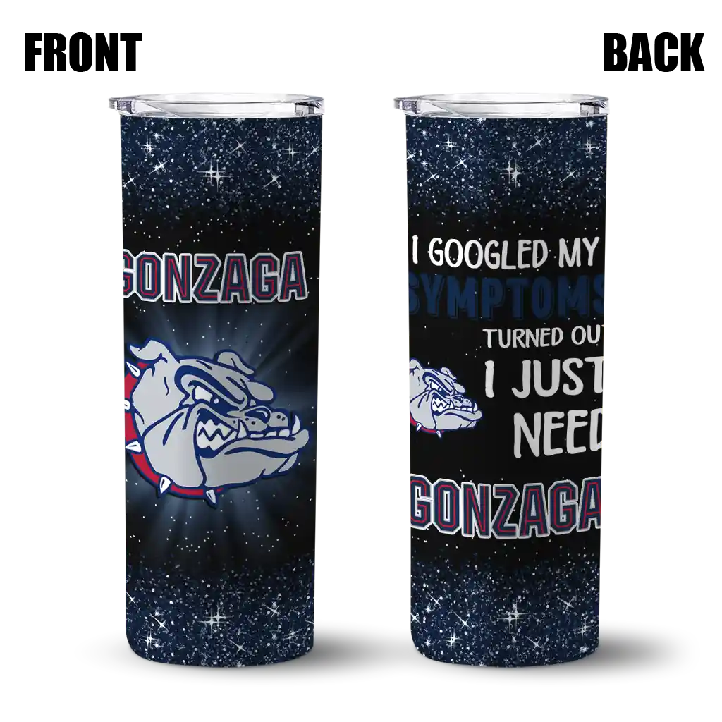 gonzaga-bulldogs-radiant-glitter-blue-skinny-tumbler-fashion-forward.webp