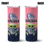 gonzaga bulldogs yoda smile blue skinny tumbler best selling 1.webp
