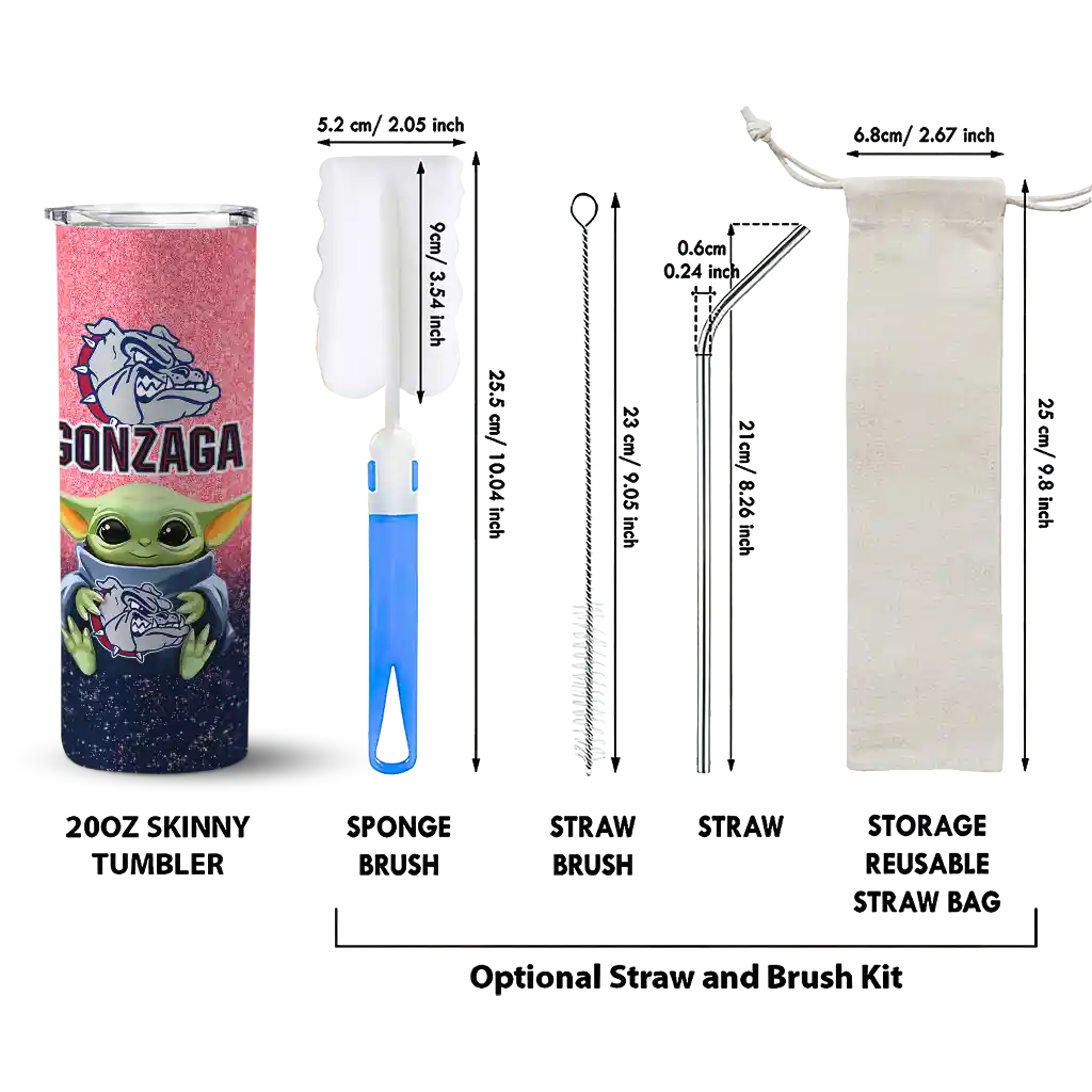 gonzaga-bulldogs-yoda-smile-blue-skinny-tumbler-new-arrival.webp