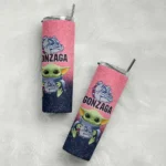 gonzaga bulldogs yoda smile blue skinny tumbler best selling 1.webp
