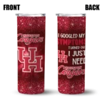 houston-cougars-radiant-glitter-red-skinny-tumbler-best-selling.webp