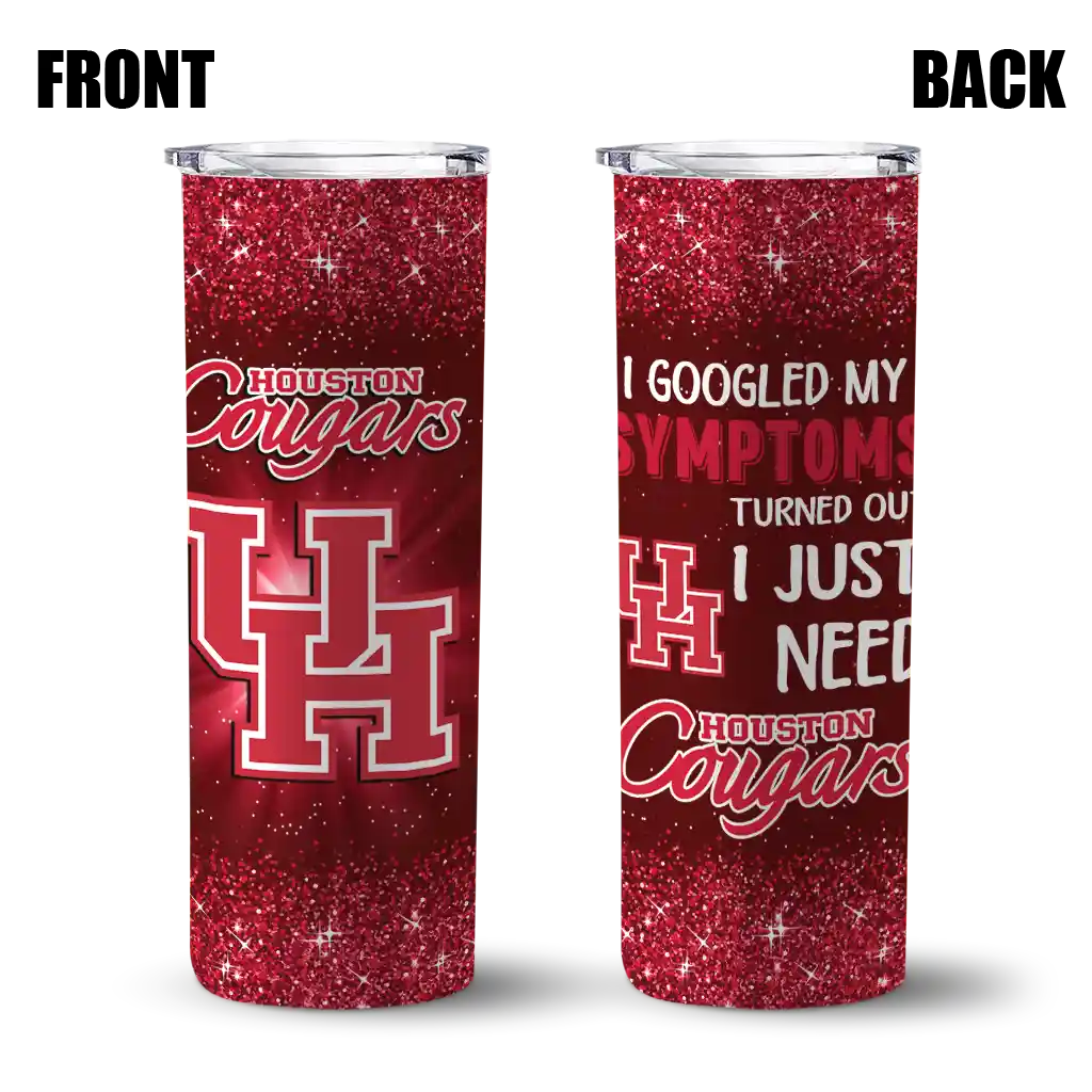 houston-cougars-radiant-glitter-red-skinny-tumbler-fashion-forward.webp