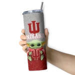 indiana-hoosiers-yoda-smile-red-skinny-tumbler-best-selling.webp
