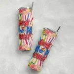 kansas-jayhawks-flower-cluster-skinny-tumbler-best-selling.webp
