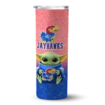 kansas-jayhawks-yoda-smile-blue-skinny-tumbler-best-selling.webp
