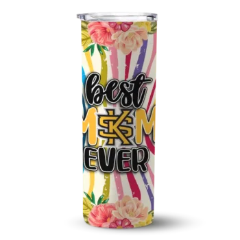 Kennesaw State Owls Flower Cluster Skinny Tumbler