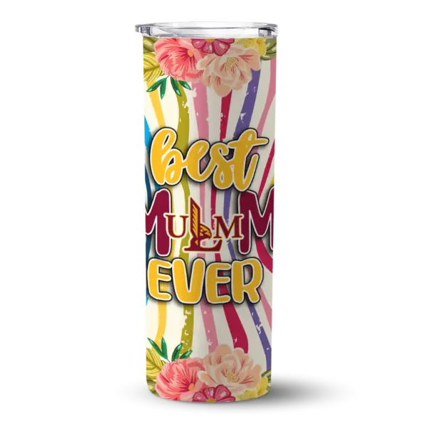 louisiana monroe warhawks flower cluster skinny tumbler best selling