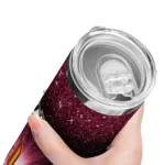 louisiana-monroe-warhawks-radiant-glitter-red-skinny-tumbler-best-selling.webp