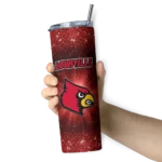 louisville-cardinals-radiant-glitter-red-skinny-tumbler-best-selling.webp