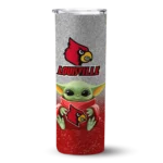 louisville-cardinals-yoda-smile-red-skinny-tumbler-best-selling.webp
