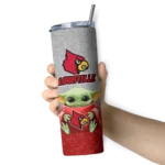 louisville-cardinals-yoda-smile-red-skinny-tumbler-best-selling.webp