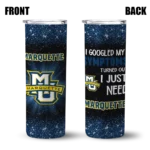 marquette-golden-eagles-radiant-glitter-blue-skinny-tumbler-best-selling.webp