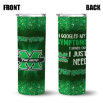 marshall-thundering-herd-radiant-glitter-green-skinny-tumbler-best-selling-3.webp