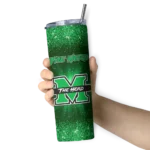 marshall-thundering-herd-radiant-glitter-green-skinny-tumbler-best-selling-3.webp