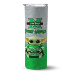 marshall-thundering-herd-yoda-smile-green-skinny-tumbler-best-selling-1-1.webp