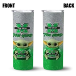 marshall-thundering-herd-yoda-smile-green-skinny-tumbler-best-selling-1-1.webp