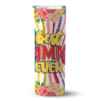Maryland Terrapins Flower Cluster Skinny Tumbler