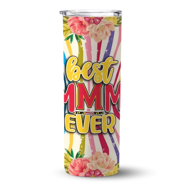maryland terrapins flower cluster skinny tumbler best selling