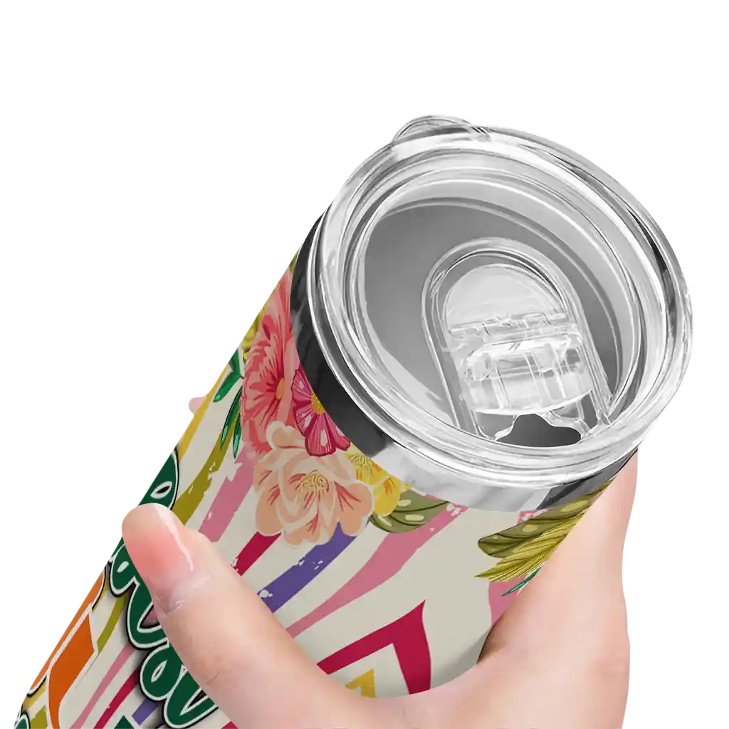 miami-hurricanes-flower-cluster-skinny-tumbler-high-quality.webp