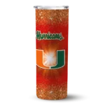 miami-hurricanes-radiant-glitter-orange-skinny-tumbler-best-selling.webp