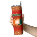 miami-hurricanes-radiant-glitter-orange-skinny-tumbler-best-selling.webp