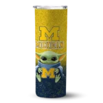michigan-wolverines-yoda-smile-blue-skinny-tumbler-best-selling.webp