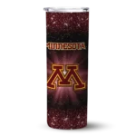 minnesota-golden-gophers-radiant-glitter-maroon-skinny-tumbler-best-selling.webp