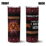 minnesota-golden-gophers-radiant-glitter-maroon-skinny-tumbler-best-selling.webp