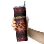 minnesota-golden-gophers-radiant-glitter-maroon-skinny-tumbler-best-selling.webp