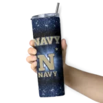 navy-midshipmen-radiant-glitter-blue-skinny-tumbler-best-selling-1.webp