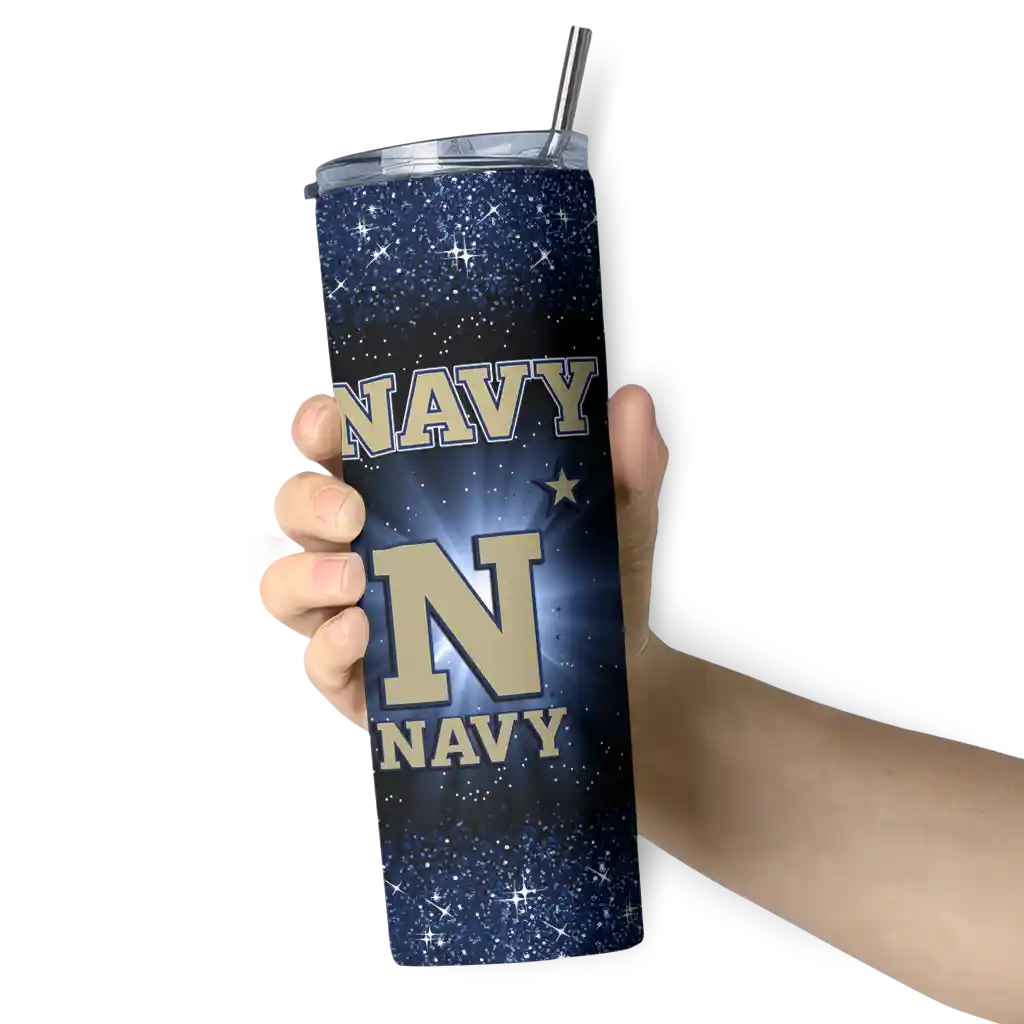navy-midshipmen-radiant-glitter-blue-skinny-tumbler-premium-grade.webp blank