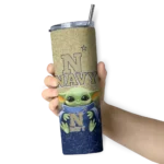 navy-midshipmen-yoda-smile-blue-skinny-tumbler-best-selling.webp